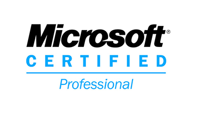 CustomSoft certificación Microsoft Certified Professional [logo]